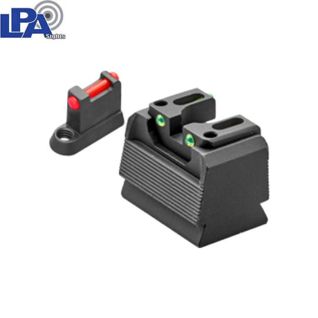 CZ P-10 Optics Ready semi-adjustable sight set | with fiber optics type B LPA