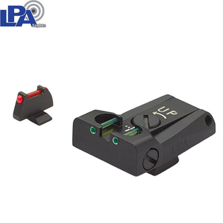 Beretta Stock, Brigader, Billenium adjustable sight set with fiber optics LPA