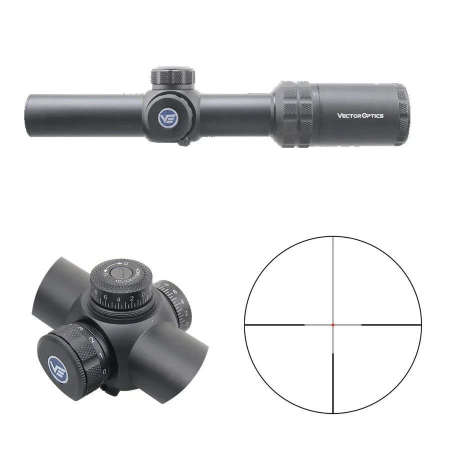 Vector Optics Grizzly 1-4x24 Jagd-Zielfernrohr Vector Optics