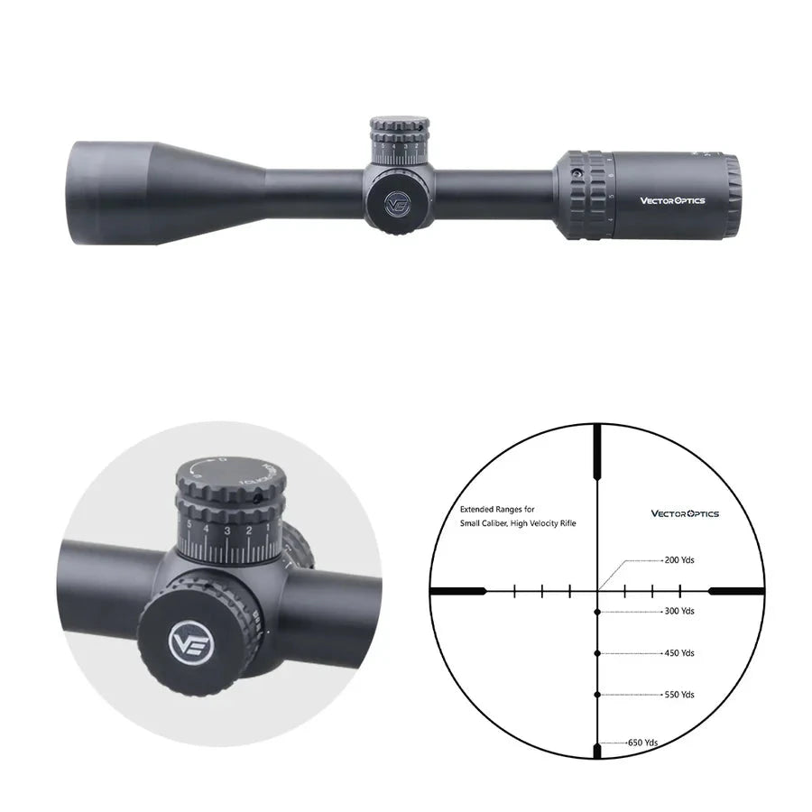 Vector Optics Hugo 3-12x44 SFP Zielfernrohr Vector Optics