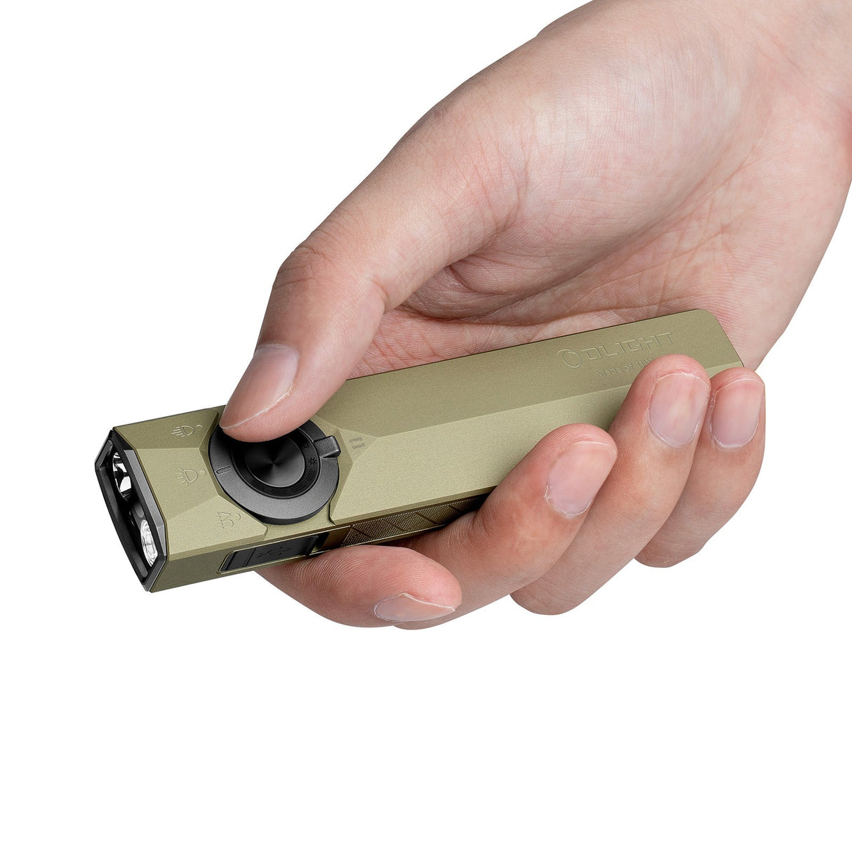 Olight ArkPro Ultra | flache 4-in-1 EDC Taschenlampe | 1.700 lm - Olive Green