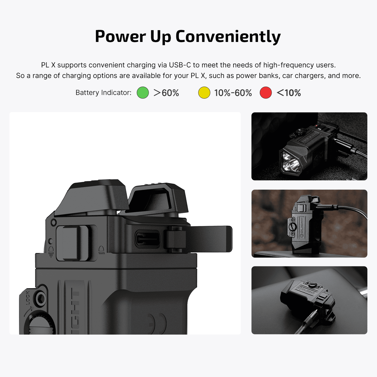 Olight PL X | Pistolenlampe | 1.200 lm