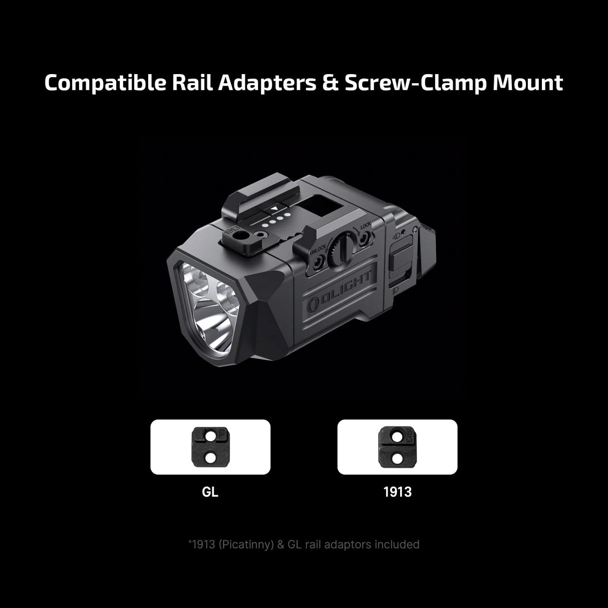 Olight PL X | Pistolenlampe | 1.200 lm