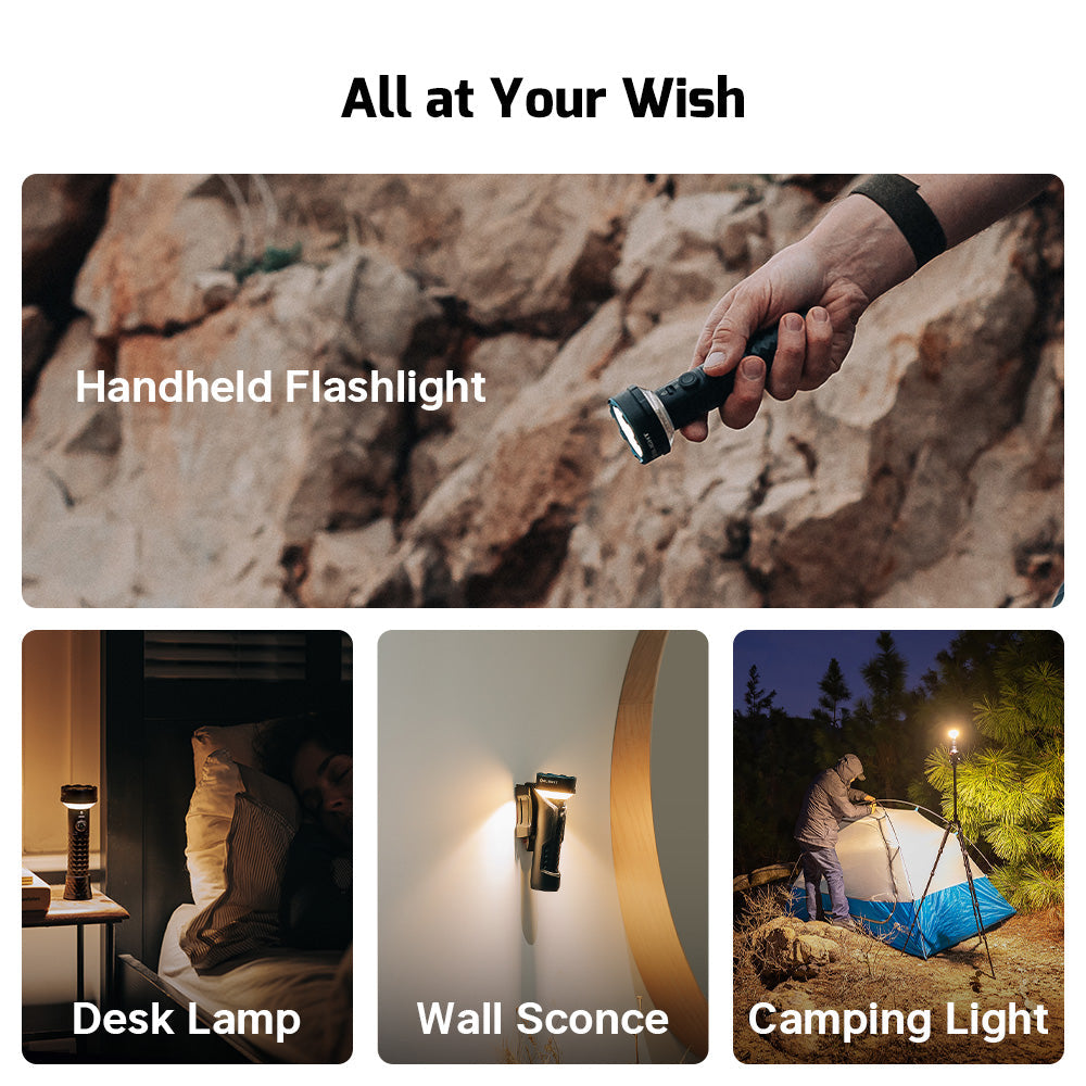 Olight Prowess | Taschenlampe mit bidirektionaler Beleuchtung | 5.000 lm