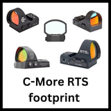 Rotpunktvisiere mit C-More RTS Footprint