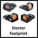 Rotpunktvisiere mit Docter Footprint