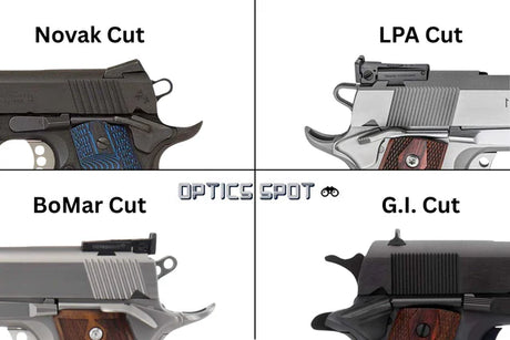 1911 [BoMar Cut] voll verstellbare Kimme | geriffelt mit 3 Punkten