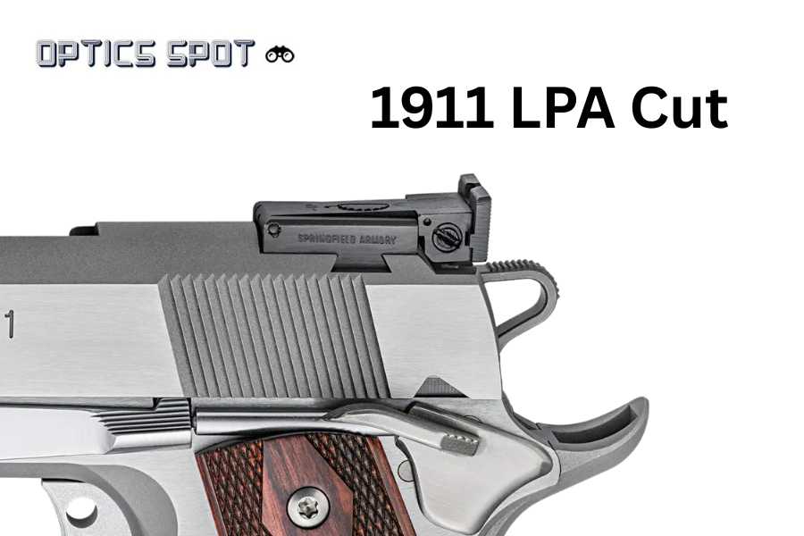 1911 [LPA Cut] verstellbarer Visier-Satz mit Fiberoptik 