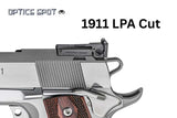 1911 [LPA Cut] verstellbarer Visier-Satz mit Fiberoptik 