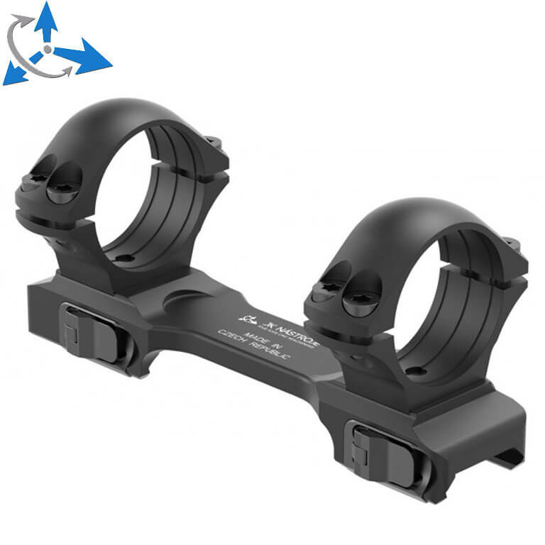 30 mm Montageringe für Zielfernrohre | kurzer Picatinny QD-Sockel 