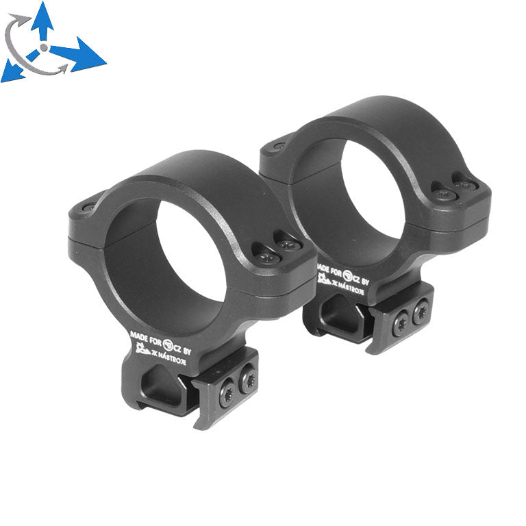 CZ 457 Zielfernrohrmontageringe für dovetail | 30mm