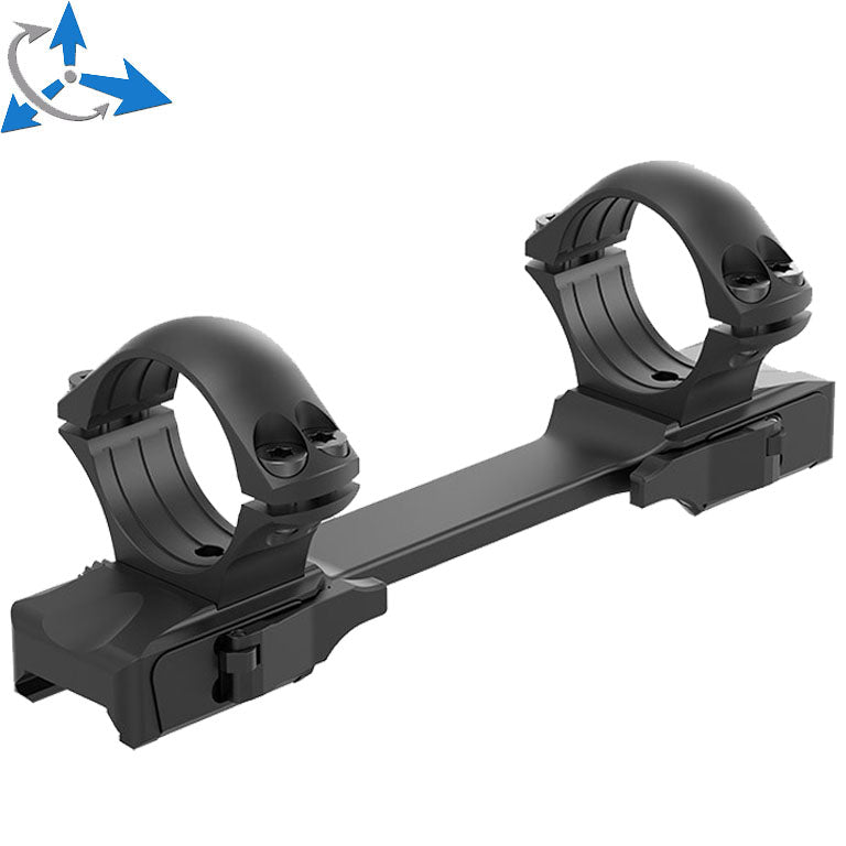 30mm Montageringe für Zielfernrohre | lange Picatinny QD Ergo-Basis 