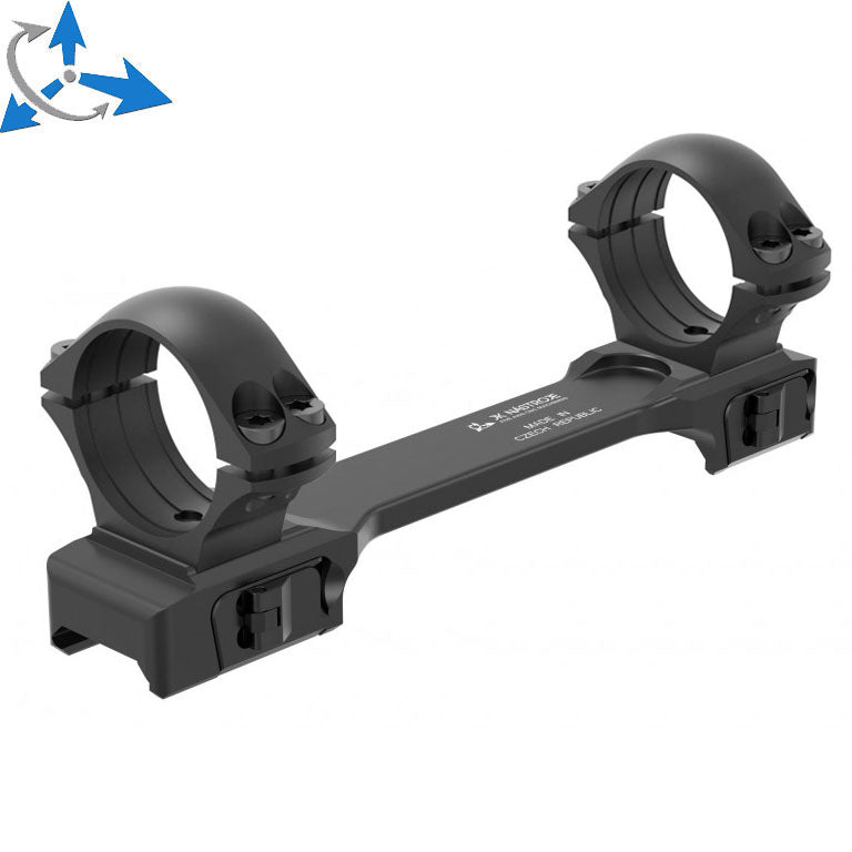 30 mm Montageringe für Zielfernrohre | lange Picatinny QD-Basis 