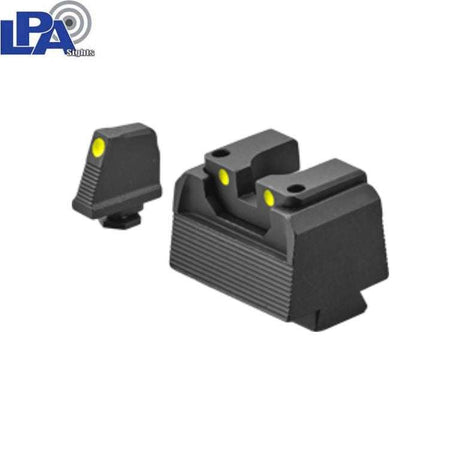 CZ Shadow 2 Carry halbverstellbares hohes Visierung Set | mit lumineszierenden Punkten
