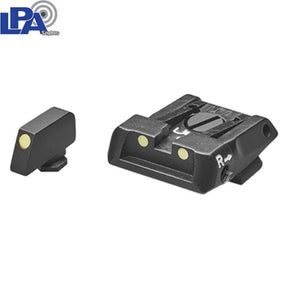 Einstellbare Visierung für Glock [G17 G19 G26 & other] | mit lumineszierenden Punkten