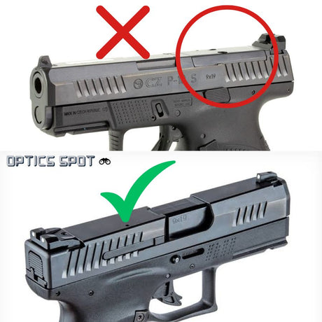 CZ P-10 [P-10C, P-10F, P-10S] Rotpunktmontage | Trijicon RMR Footprint 