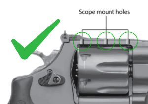 S&W revolver [686 629 19 66 586 & other] verstellbare Visierung [pin-front sight] | mit Faseroptik