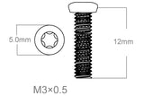 Satz Schrauben 3Stk. | M3x0.5 [T10]