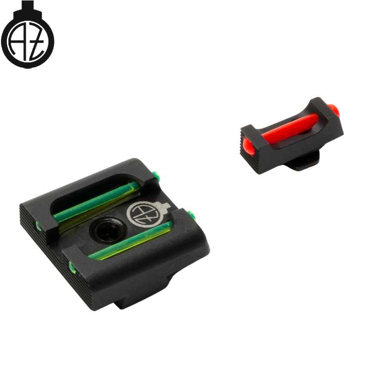 Visierung for Glock [G17, G19, G26 & other] | with fiber optics