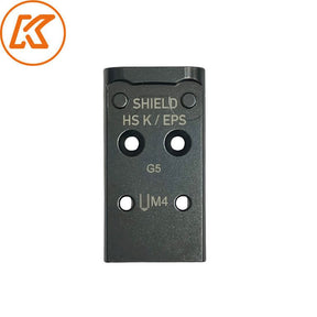 Stahl Adapterplatte für Glock MOS | Shield RMSc & Holosun K-series Footprint