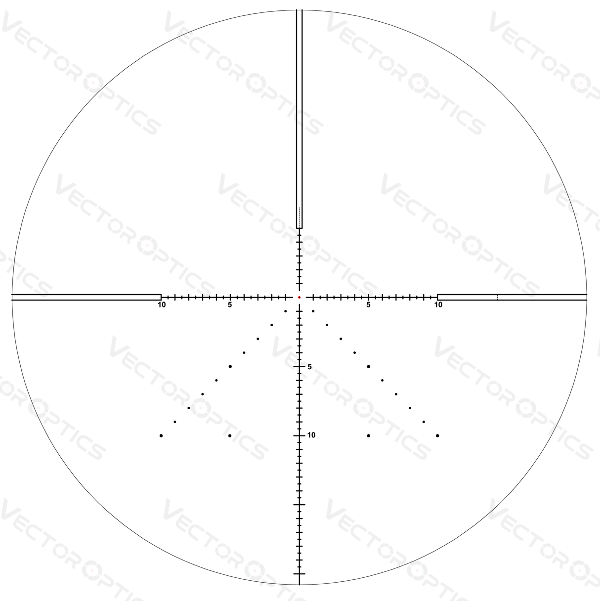 Vector Optics Veyron 4-16x44 IR Erste Brennebene Beleuchtetes Zielfernrohr 