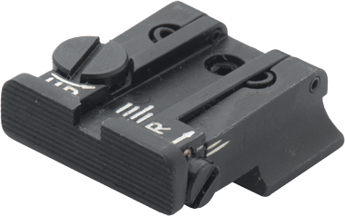 Walther P99, PPQ, PPQ M2 verstellbares Visier hinten | gerillt 