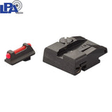 Walther [PPQ P99 Creed PPX & PPS] verstellbare Visierung | mit Faseroptik