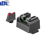 Walther PDP Optics Ready halbverstellbares Visier-Set | mit Fiberoptik Typ B 