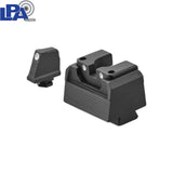 Walther PDP Optics Ready halbverstellbares Visier-Set | mit weißen Punkten 