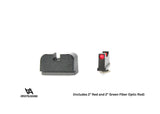 Walther PDP hohe Visierung | mit Faseroptik