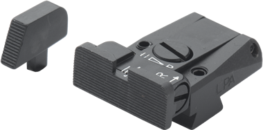 Browning Hi-Power verstellbare Visierung | blank