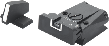 H&K P7 verstellbare Visierung | weiße Linien