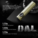 Olight ArkPro Ultra | flache 4-in-1 EDC Taschenlampe | 1.700 lm - Olive Green