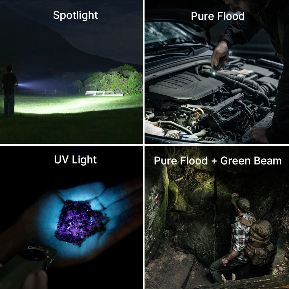Olight ArkPro Ultra | flache 4-in-1 EDC Taschenlampe | 1.700 lm - Olive Green
