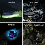 Olight ArkPro Ultra | flache 4-in-1 EDC Taschenlampe | 1.700 lm - Olive Green