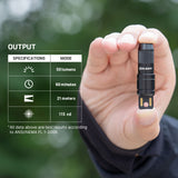 Olight imini 2 | mini wiederaufladbare Schlüsselbund-Taschenlampe | 50 lm