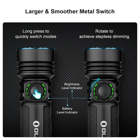 Olight Seeker 4 Pro | Hochleistungs-Taschenlampe | 4.600 lm