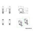 30mm Zielfernrohrmontageringe | Picatinny-Basis mit Hebel - Mittel