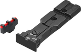Smith & Wesson Revolver [686 629 19 66 586 & other] Rotpunkt-ready verstellbare Visierung | Fiberoptik